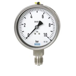 Models 232.50, 233.50 Bourdon tube pressure gauge, stainless steel