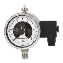 Models PGS23.100, PGS23.160 Bourdon tube pressure gauge with switch contacts