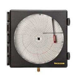 Dickson PW865 8'' Pressure chart recorder, 0 to 200 PSI, 24-hour chart